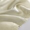 Threadmade Home Versailles Faux Silk Blackout Window Curtain, Ivory - 52"W x 84"L